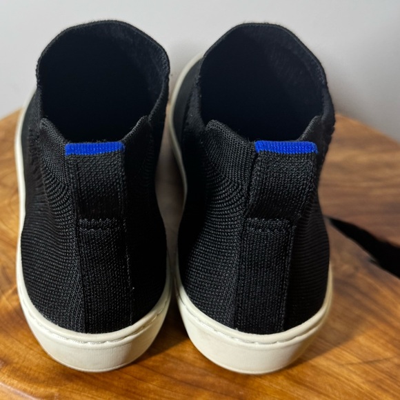 Rothy's Black Chelsea High Top Sneaker Boots Pull On Comfort Women Sz. W7.5 - Picture 4 of 13